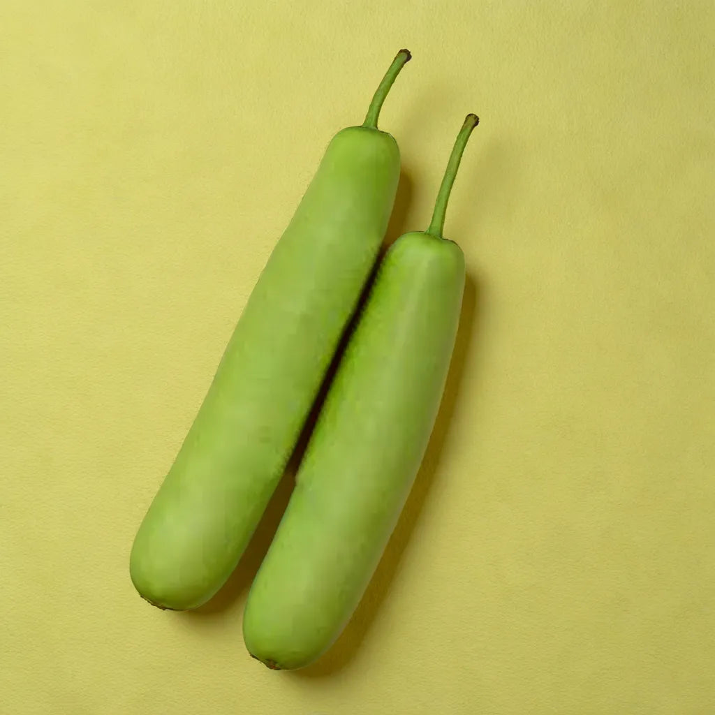 BOTTLE GOURD- LAUKI ( LONG) HYBRID SEEDS (15 seeds)
