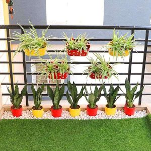 Create Greenery Around You in a Balcony with Garden Plants