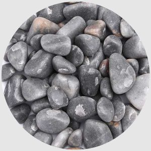 Garden Pebbles (Grey, Medium) - 1 kg