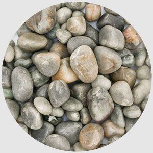 Garden Pebbles (Grey, Small) - 1 kg