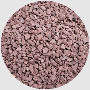 Natural Chips Pebbles (Red, Small, Unpolished) - 1 kg