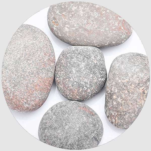 Natural Pebbles (Black, Big, Unpolished) - 2 kg