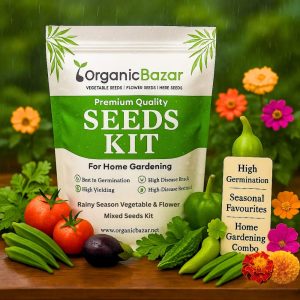 Rainy Season Vegetable & Flower Mixed Seeds Kit – 20 Best Varieties for Terrace & Kitchen Gardening