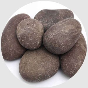River Pebbles (Brown, Big, Unpolished) - 2 kg