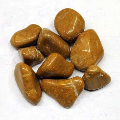 River Pebbles (Camel Color, Medium) - 1 kg