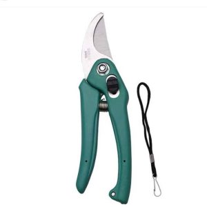 Garden Plant Branch Scissor Flower Cutting Cutter Pruning Bypass Secateurs Trimmer Carbon Steel Blade with Lock Set of 1