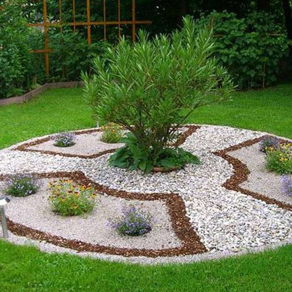 Wonderful Garden Designs with Pebbles